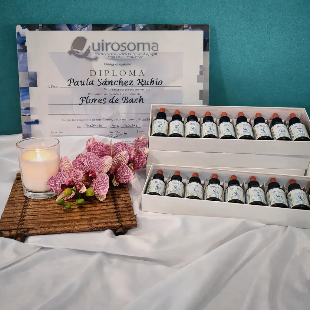 Certificado de flores de bach Somsalud